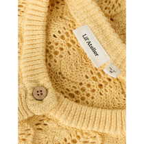 LIL ATELIER Strik Cardigan Fea Sahara Sun